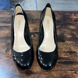 6.5 Black block heels from Nine West